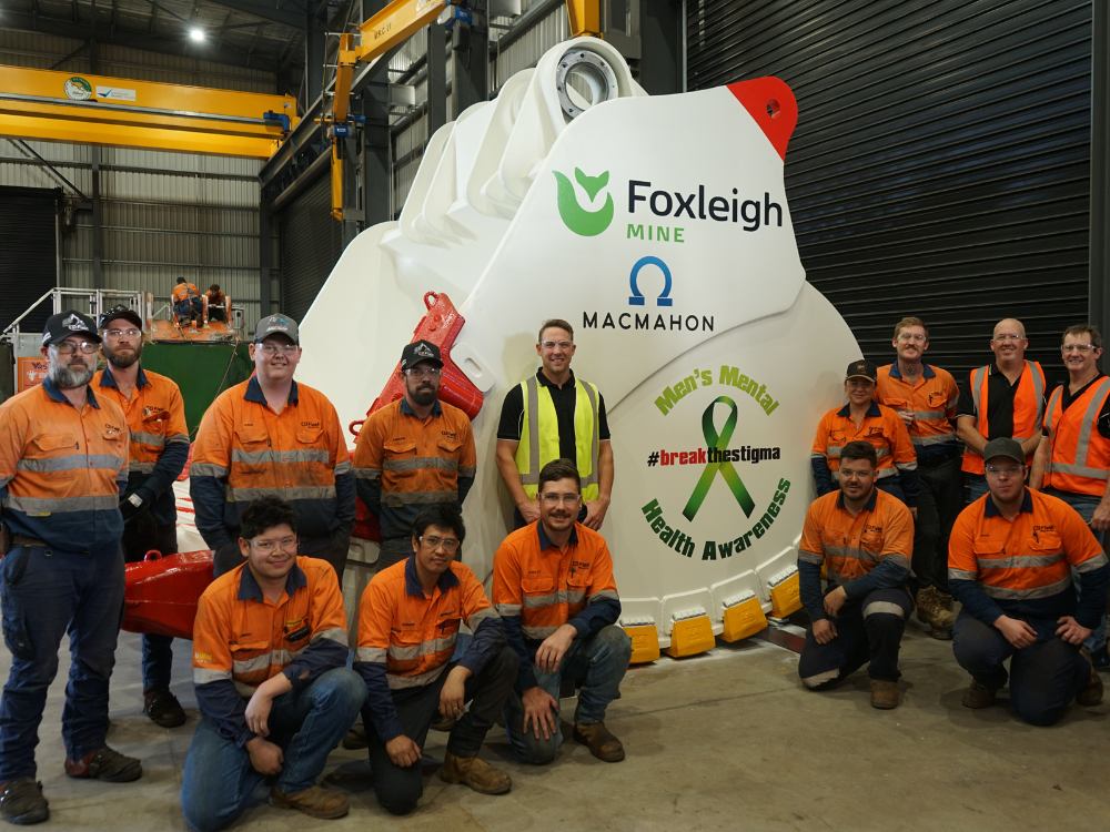 Promoting awareness of men’s mental health with Foxleigh Mine and Macmahon